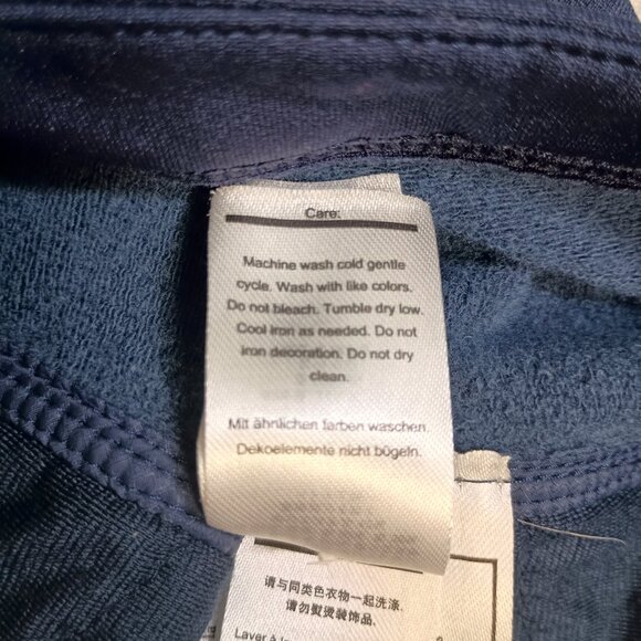 Smartwool Insulated Quilted F21 Wool Blend Winter Pockets Stretch Blue L Skirt - Picture 11 of 12